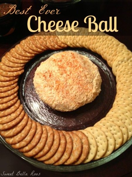 This is not only the best ever cheese ball recipe, but also the easiest! Takes about 5 minutes to make, which is about how long it will last on the table!