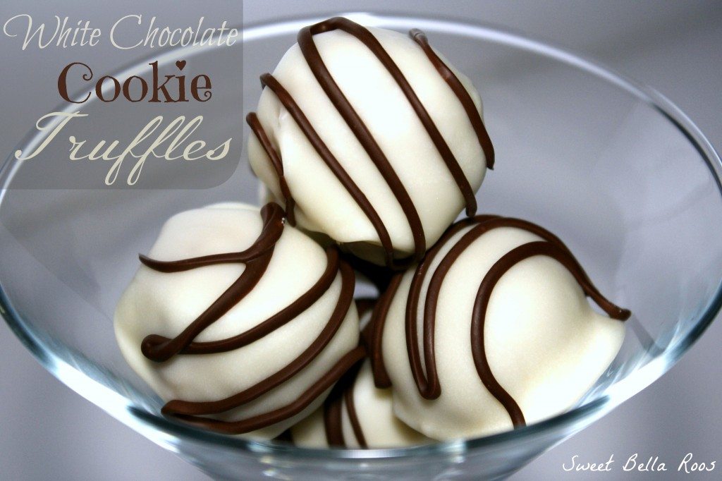 White Chocolate Cookie Truffles: Sweet Bella Roos