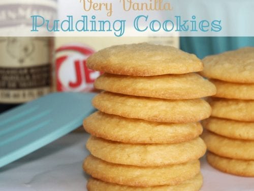 Very Vanilla Pudding Cookies