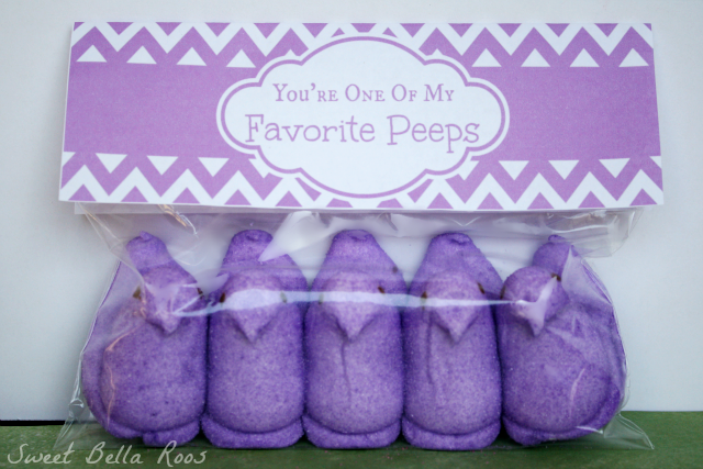 "You're One of My Favorite Peeps" free printable sweetbellaroos.com #printable