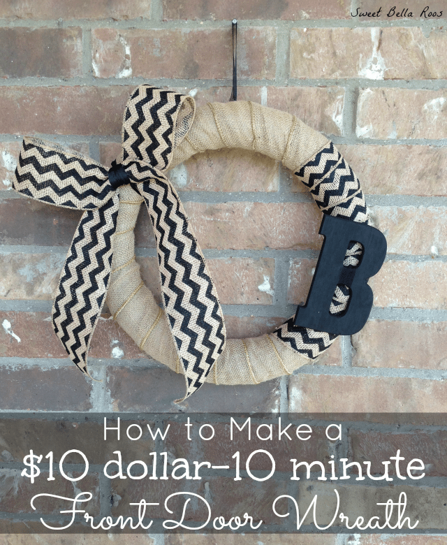 How to Make a $10 Dollar 10 Minute Wreath