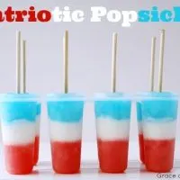 red, white, and blue patriotic popsicles
