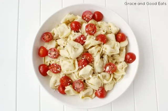 tortellini pasta in a bowl