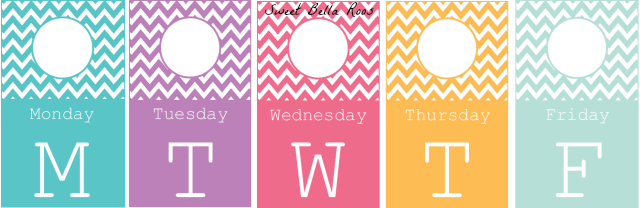 Days of the Week Closet Tags- Free Printable to help ease your morning routine! #printable