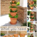 This DIY Vertical Planter is the perfect garden option for those with limited space. Grow your own herbs or flowers in this easy to maintain vertical planter.
