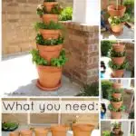 This DIY Vertical Planter is the perfect garden option for those with limited space. Grow your own herbs or flowers in this easy to maintain vertical planter.