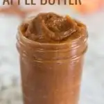 Pumpkin Apple Butter made with steamed apples and pumpkin puree. Make this quick recipe in a blender or food processor and then spread on biscuits or add to oatmeal!