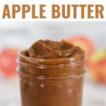 Pumpkin Apple Butter made with steamed apples and pumpkin puree. Make this quick recipe in a blender or food processor and then spread on biscuits or add to oatmeal!