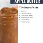 Pumpkin Apple Butter made with steamed apples and pumpkin puree. Make this quick recipe in a blender or food processor and then spread on biscuits or add to oatmeal!