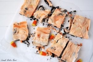 Candy Corn Cookie Bark