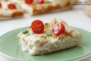 Chicken Alfredo Pizza