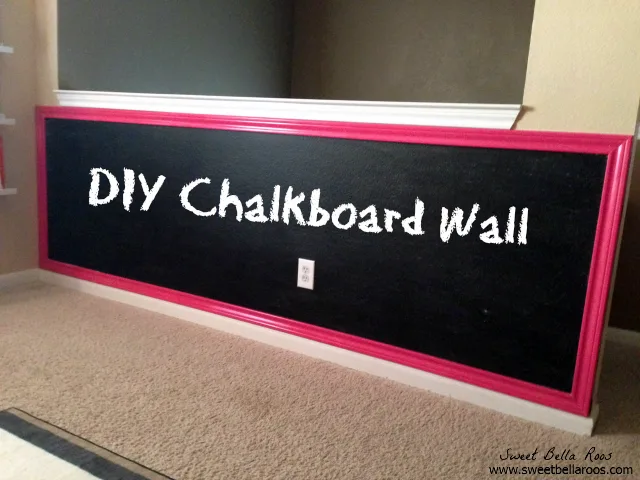 DIY chalkboard wall- perfect for the play room