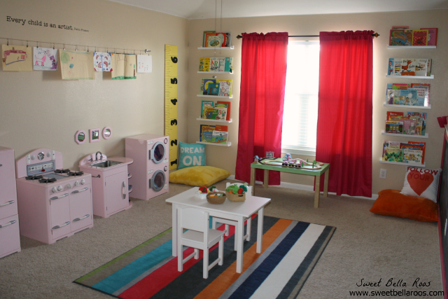 Tips & Tutorials to Create a DIY Budget Friendly Play Room #DIY