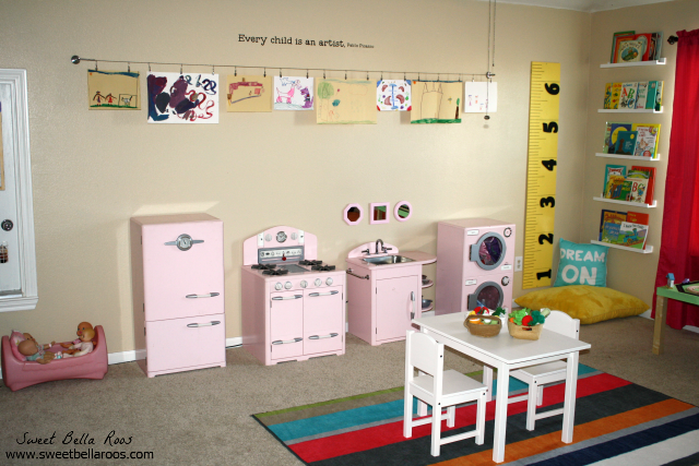 Tips & Tutorials to Create a DIY Budget Friendly Play Room #DIY