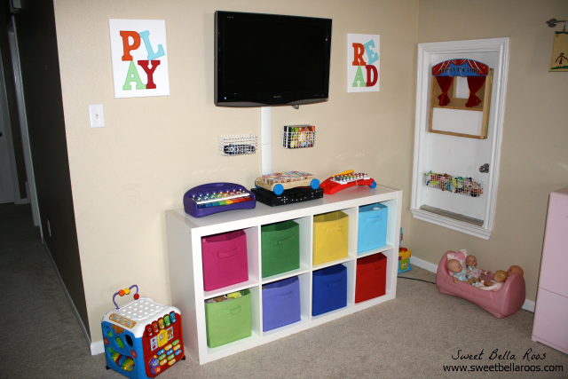 Tips & Tutorials to Create a DIY Budget Friendly Play Room #DIY