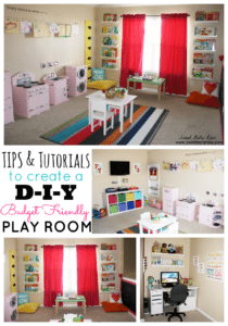Tips & Tutorials to Create a DIY Budget Friendly Play Room