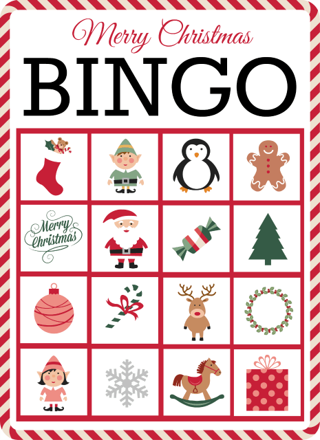 Christmas Bingo- 10 FREE Printable Cards #christmas