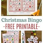 Christmas Bingo is one of our favorite holiday traditions- it's great fun for everyone from small children to older adults.  These free bingo cards are perfect for a class party or to keep little ones busy while cooking!
