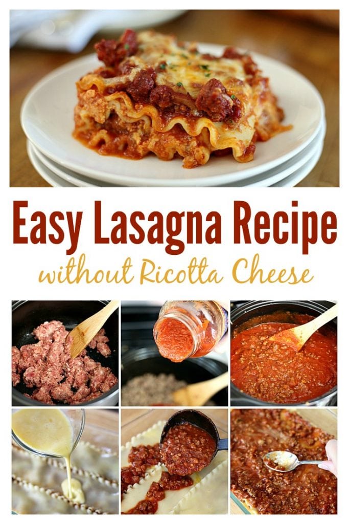 Creamy Lasagna Without Ricotta Cheese Grace And Good Eats