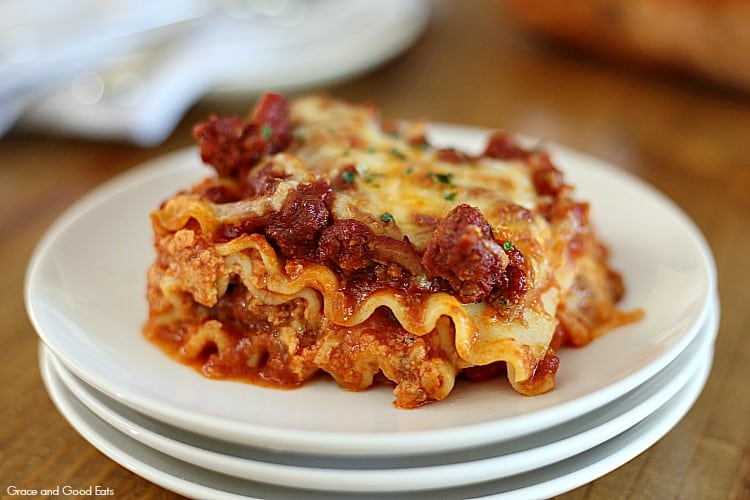 lasagne recipe without ricotta cheese