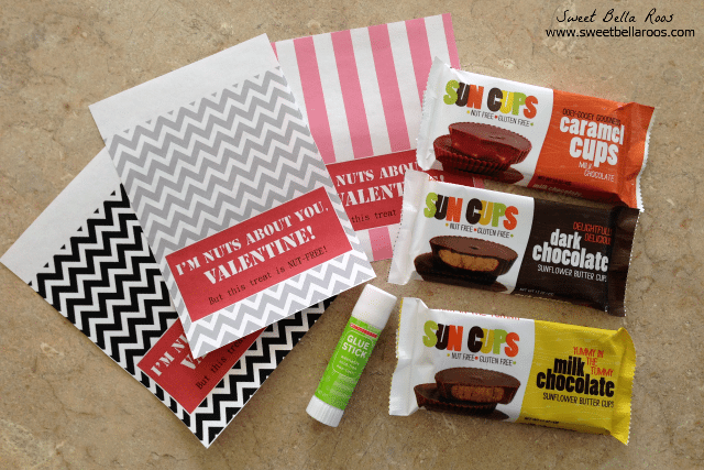 Valentine's Candy Bar Wrapper- NUT FREE! 