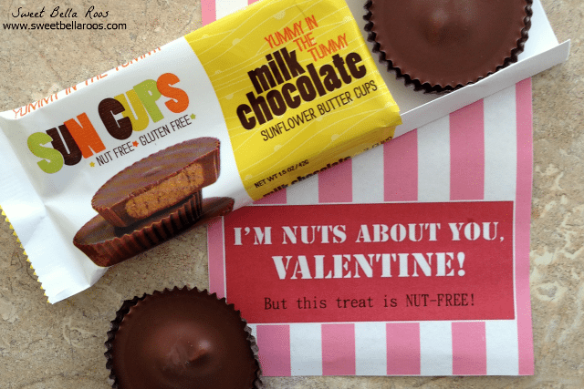 Valentine's Candy Bar Wrapper- NUT FREE! 