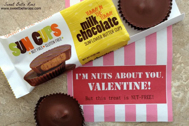 Valentine's Candy Bar Wrapper- NUT FREE! 