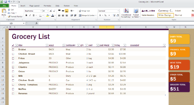 How to create a grocery store price guide.  This will save me tons of time and money!