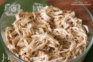 Slow Cooker Shredded Chili Chicken