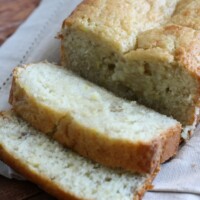 sliced buttermilk banana bread