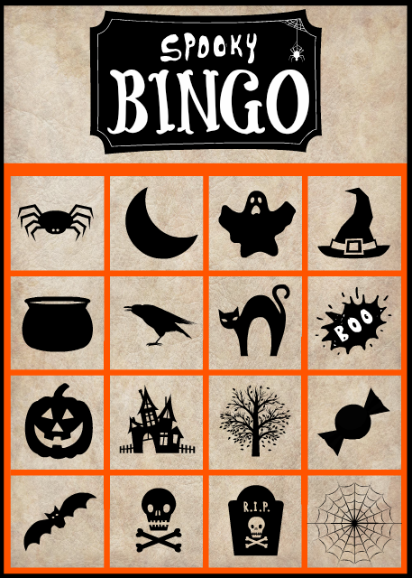 Spooky Halloween Bingo- free printable! (10 different cards)