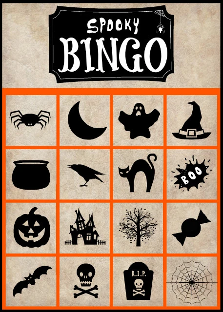 Halloween bingo free shop printable