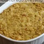 My grandmother's Southern-Style Cornbread Dressing is one of my favorite Thanksgiving traditions. Make this dressing recipe and you won't be disappointed!  