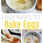 These creamy baked eggs are protein packed, super nutritious, and so versatile.  Baked eggs are hands-off and easy to prepare- perfect for busy mornings.