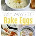 These creamy baked eggs are protein packed, super nutritious, and so versatile.  Baked eggs are hands-off and easy to prepare- perfect for busy mornings.