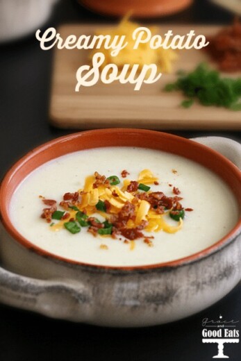 Creamy Potato Soup Recipe - Grace and Good Eats