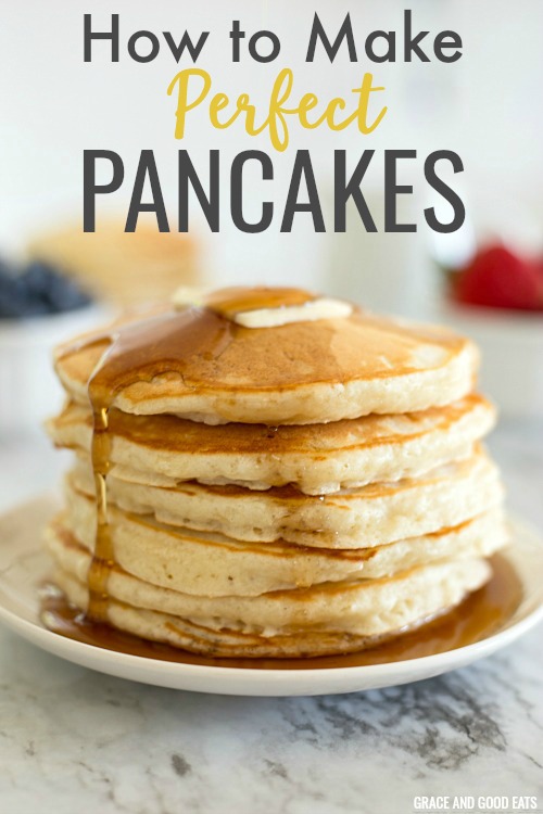 Best Ever Homemade Pancakes Recipe - Grace and Good Eats