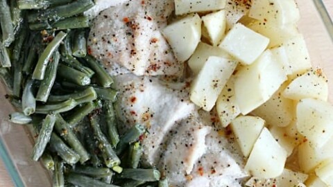 Italian Chicken, Green Beans, and Potatoes