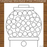 Do A Dot Free Printable: Gumball Machine