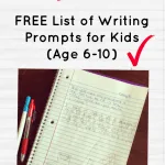 Download this free list of story starters/ writing prompts for kids to help your kids journal over the summer. Prompts like: "If you could create a new law in your town, what would it be?" Or "The mailman has delivered a box too big to fit in the house. Write about what might be in the box."
