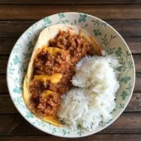 This Mexican Meatloaf is an easy, five ingredient, one pot wonder. Delicious served over rice or scooped up with chips!