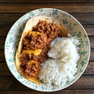 This Mexican Meatloaf is an easy, five ingredient, one pot wonder. Delicious served over rice or scooped up with chips!