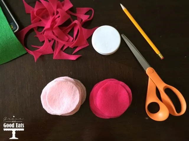 tools needed to make diy felt fortune cookies