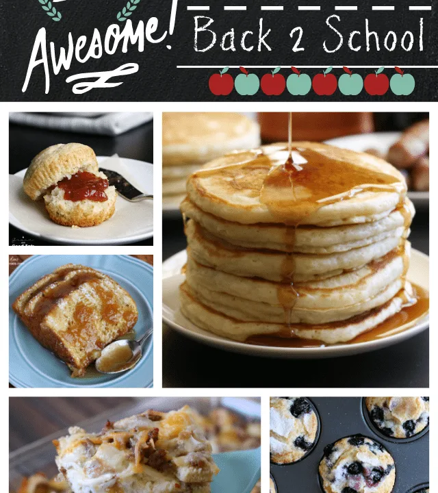 25 Awesome Breakfasts for Back to School! Pancakes, muffins, casseroles everything you need to start your mornings right