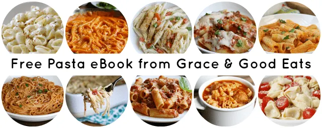 FREE Pasta eBook from Grace and Good Eats