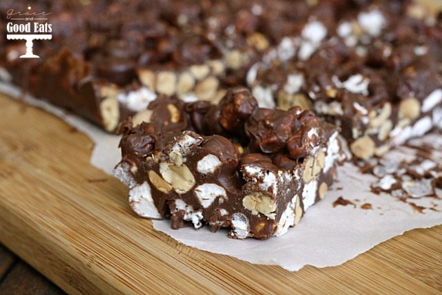 slice of rocky road candy