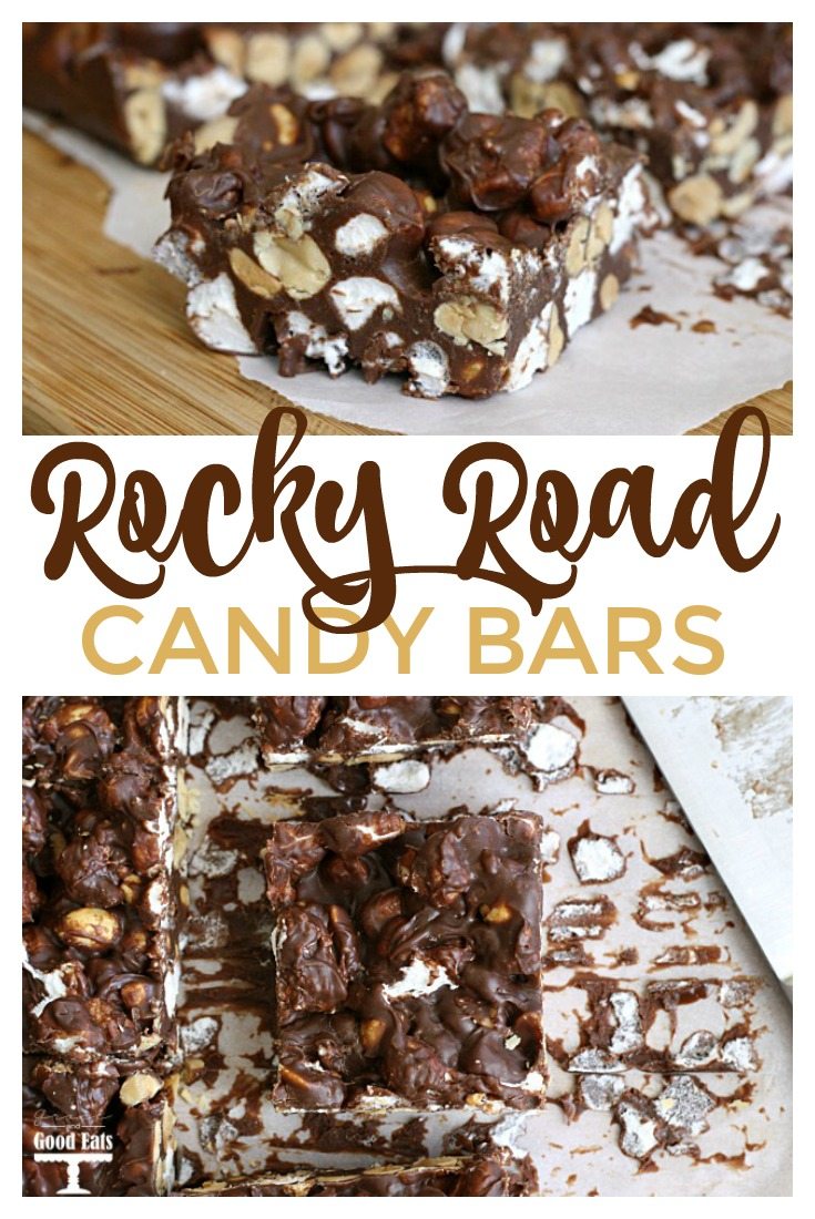 Rocky Road Candy Bars Recipe - Grace and Good Eats