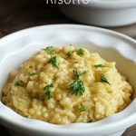 This Creamy Parmesan Risotto recipe is delicious and surprisingly easy! Serve this with a loaf of crusty bread and a simple salad and call it dinner.