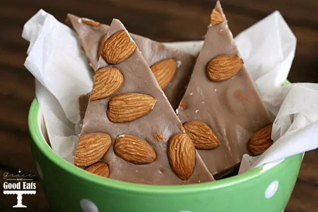 homemade chocolate almond candy