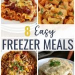 My top ten must make freezer meals for new moms- or anyone looking to get ahead in the dinner department!  Quick and easy meals to freeze like meatloaf, chicken, chili, soup and more.
